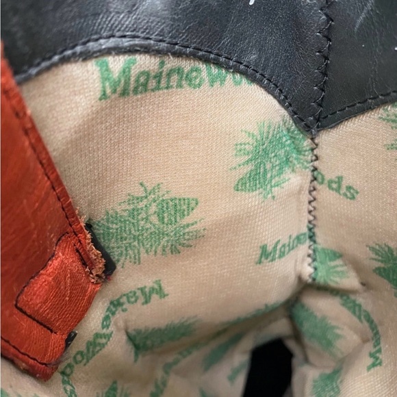 Maine Woods Kids Cowboy Boots - Red and Gray - Picture 3 of 7